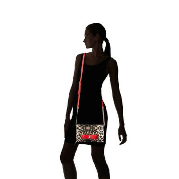 BNWOB Betsey 💋 Red & Leopard Pumps & Crossbody - Picture 3 of 12